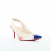 Pre-owned Leather heels Christian Louboutin Pre-owned , Beige , Dames