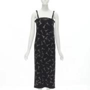 Pre-owned Viscose dresses Balenciaga Vintage , Black , Dames