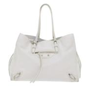 Pre-owned Leather balenciaga-bags Balenciaga Vintage , White , Dames
