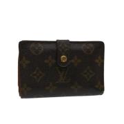 Tweedehands Bruine Canvas Louis Vuitton Portemonnee Louis Vuitton Vint...