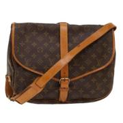 Pre-owned Canvas louis-vuitton-bags Louis Vuitton Vintage , Brown , Da...