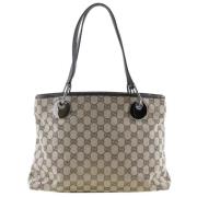 Pre-owned Canvas gucci-bags Gucci Vintage , Brown , Dames