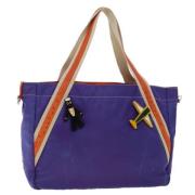 Pre-owned Nylon totes Prada Vintage , Purple , Dames