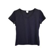 Pre-owned Polyester tops Armani Pre-owned , Black , Dames