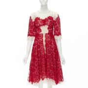 Pre-owned Silk dresses Dolce & Gabbana Pre-owned , Red , Dames