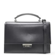 Pre-owned Leather crossbody-bags Saint Laurent Vintage , Black , Dames