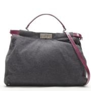 Pre-owned Wool fendi-bags Fendi Vintage , Gray , Dames