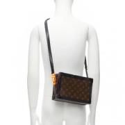 Pre-owned Canvas louis-vuitton-bags Louis Vuitton Vintage , Brown , Da...