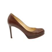 Pre-owned Pumps Christian Louboutin Pre-owned , Brown , Dames