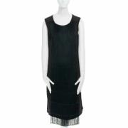 Pre-owned Silk dresses Dries van Noten Pre-owned , Black , Dames