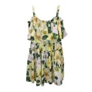 Pre-owned Cotton dresses Dolce & Gabbana Pre-owned , Yellow , Dames