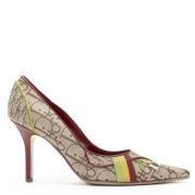 Pre-owned Fabric heels Dior Vintage , Brown , Dames