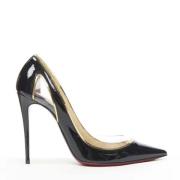 Pre-owned Leather heels Christian Louboutin Pre-owned , Black , Dames