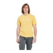 Bedrukt T-shirt met ronde hals Jacob Cohën , Yellow , Heren