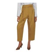 Geplooide broek met hoge taille Studio Nicholson , Green , Dames