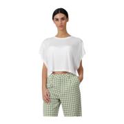 Casual T-Shirt Dondup , White , Dames