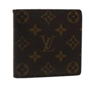 Marco Monogram Canvas Portemonnee Louis Vuitton Vintage , Brown , Dame...