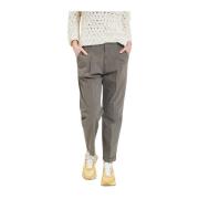 Geplooide Broek Alpha Studio , Green , Dames