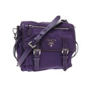 Pre-owned Nylon prada-bags Prada Vintage , Purple , Dames