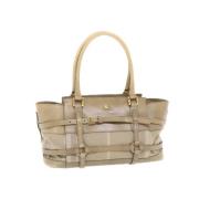 Pre-owned Nylon handbags Burberry Vintage , Beige , Dames