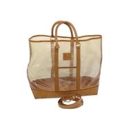 Pre-owned Vinyl louis-vuitton-bags Louis Vuitton Vintage , Beige , Dam...