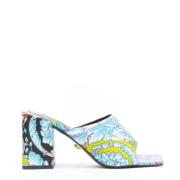 Pre-owned Fabric heels Versace Pre-owned , Multicolor , Dames