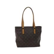 Pre-owned Canvas louis-vuitton-bags Louis Vuitton Vintage , Brown , Da...