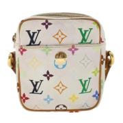 Pre-owned Canvas louis-vuitton-bags Louis Vuitton Vintage , White , Da...