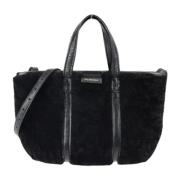 Pre-owned Wool handbags Balenciaga Vintage , Black , Dames