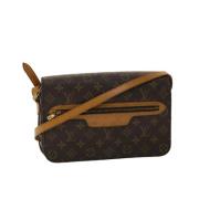 Pre-owned Canvas louis-vuitton-bags Louis Vuitton Vintage , Brown , Da...