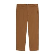 Wortelkatoenen gabardine broek Dondup , Brown , Dames