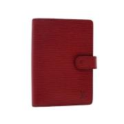 Pre-owned Canvas home-office Louis Vuitton Vintage , Red , Unisex