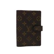 Pre-owned Canvas home-office Louis Vuitton Vintage , Brown , Dames