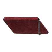 Kristalversierde Clutch Tas Kara , Red , Dames