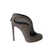 Pre-owned Suede boots Alaïa Pre-owned , Gray , Dames