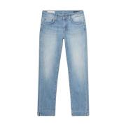 Rose Skinny Jeans Dondup , Blue , Dames