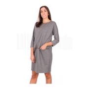 Merinowollen Jurk Fabiana Filippi , Gray , Dames