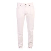 Slim Fit Jeans PT Torino , White , Heren