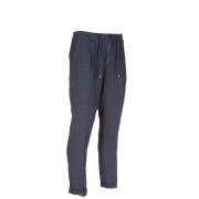 Slim-fit Trousers 40Weft , Blue , Heren