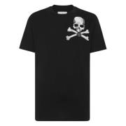 Klassiek T-Shirt Philipp Plein , Black , Heren