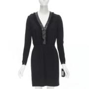 Pre-owned Acetate dresses Saint Laurent Vintage , Black , Dames
