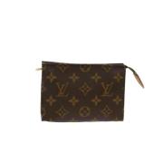 Pre-owned Canvas wallets Louis Vuitton Vintage , Brown , Dames