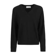 V-neck Knitwear Armarium , Black , Dames