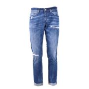 Slim-Fit Jeans voor Moderne Man Dondup , Blue , Heren