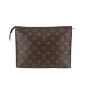 Tweedehands koppeling Louis Vuitton Vintage , Brown , Dames