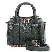 Pre-owned Leather handbags Alexander Wang Pre-owned , Black , Dames