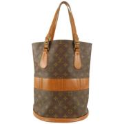 Pre-owned Draagtas Louis Vuitton Vintage , Brown , Dames