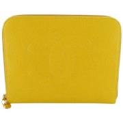 Vintage canvas tassen Chanel Vintage , Yellow , Dames