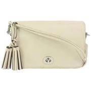 Voldoende lederen schouderzakken Coach Pre-owned , Beige , Dames