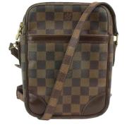 Tweedehands schoudertas Louis Vuitton Vintage , Brown , Dames